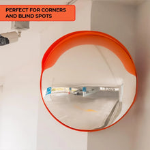 Convex parking mirror for better parking visibility