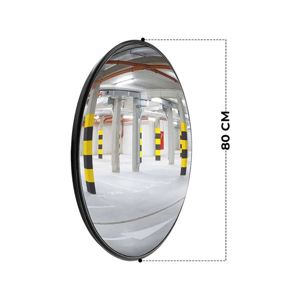 High visibility safety mirror
